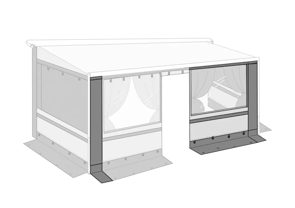 Fiamma Privacy Room CS light Frontpanel für Markisenvorzelte Online Kaufen
