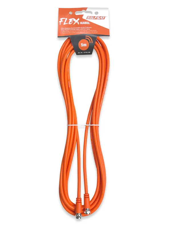 Versand Am Gleichen Tag Selfsat Flex Koaxial Kabel mit 2x F Stecker