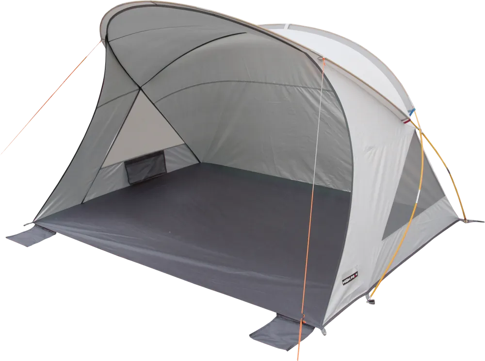 Versand Am Gleichen Tag High Peak Cadiz 80 Strandmuschel 150 x 200 cm dunkelgrau