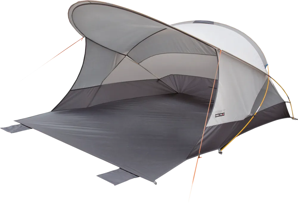 High Peak Cordoba 80 Strandmuschel 200 x 220 cm dunkelgrau Billig