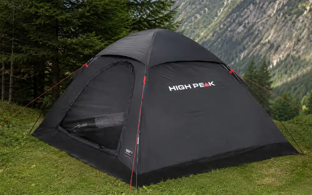 Super-Preis High Peak Monodome XL freistehendes Einfachdach Kuppelzelt schwarz für 4 Personen
