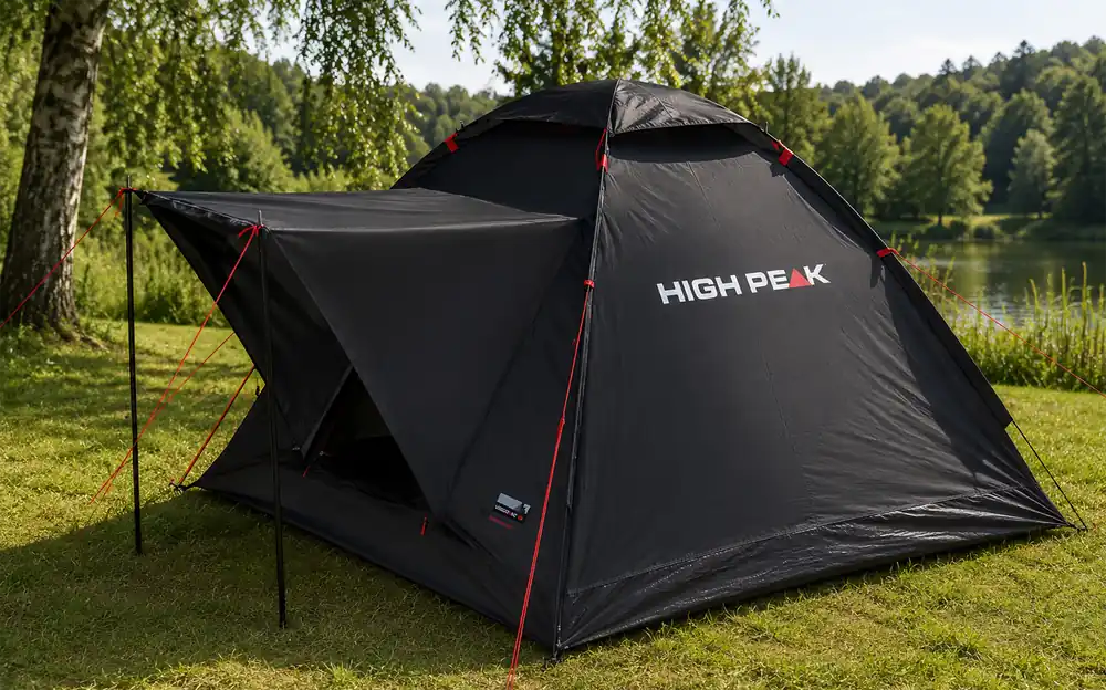 Meistverkauft High Peak Beaver 3 freistehendes Einfachdach Kuppelzelt für 3 Personen