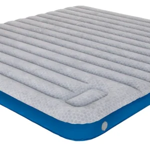 High Peak Air bed Cross Beam Extra Long Luftbett mit integrierter Pumpe hellgrau/blau Highlight
