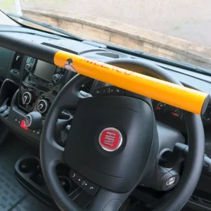 Meistverkauft Milenco Hochsicherheits-Lenkradschloss Commerical High Security Steering Wheel Lock Yellow
