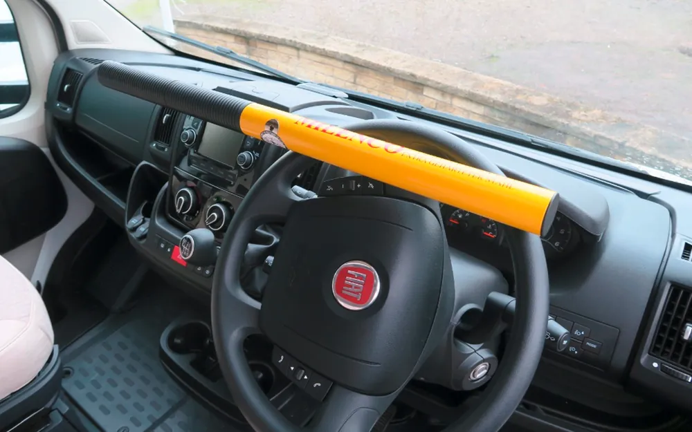 Meistverkauft Milenco Hochsicherheits-Lenkradschloss Commerical High Security Steering Wheel Lock Yellow