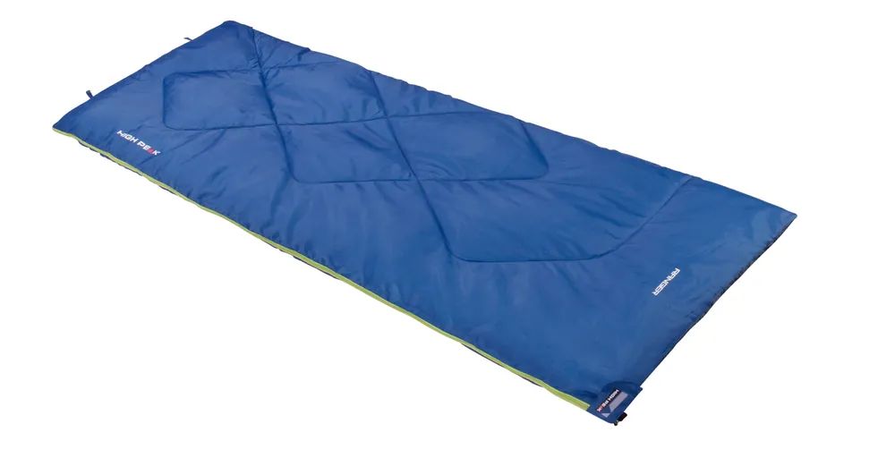 Neue Ware High Peak Ranger Deckenschlafsack 75 x 180 cm blau/dunkelblau