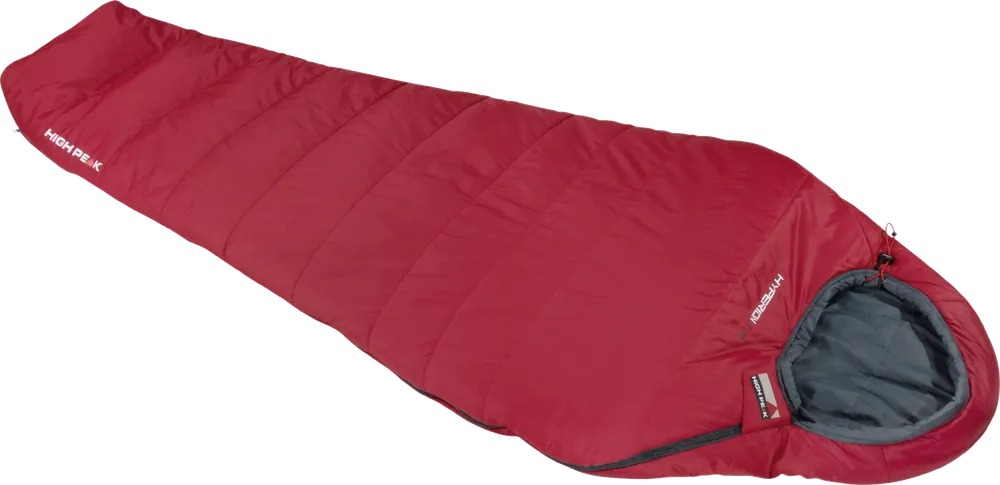 High Peak Hyperion 1 M Mumienschlafsack 210 x 80 cm dunkelrot/grau Jetzt Bestellen