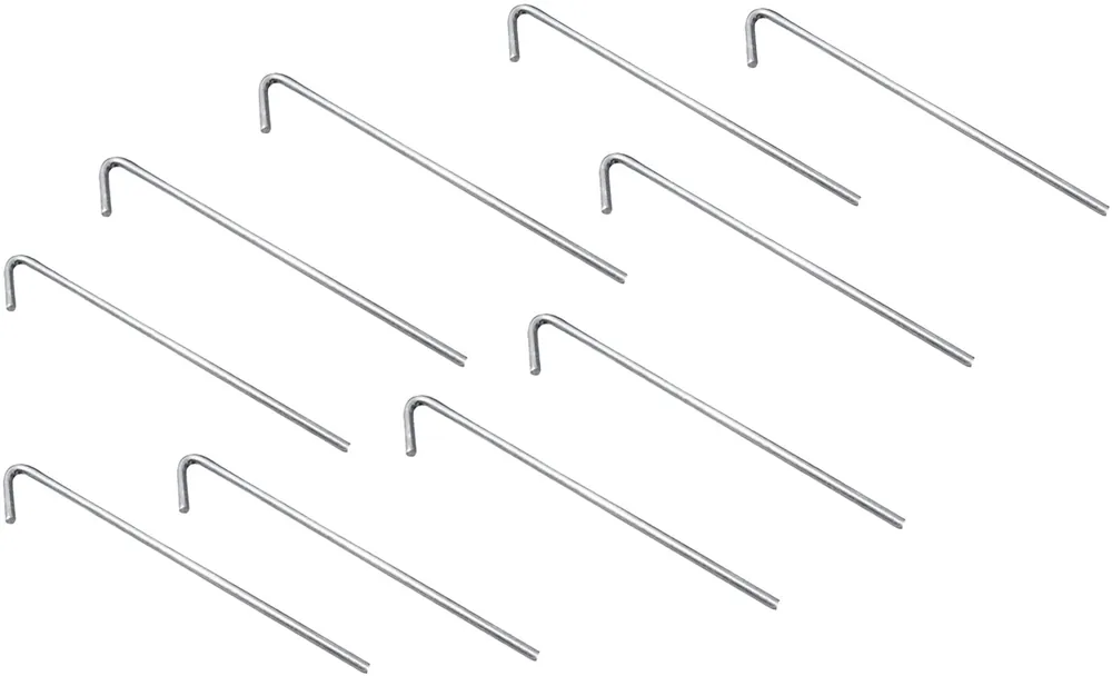 High Peak Stahl Erdnagel 10er Pack 180 x 5 mm silber Kracherpreis