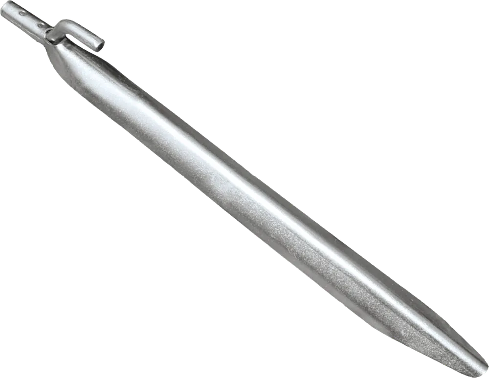 High Peak Stahl Hering mit Haken 6er Pack 24 x 2 cm silber Top-Preis