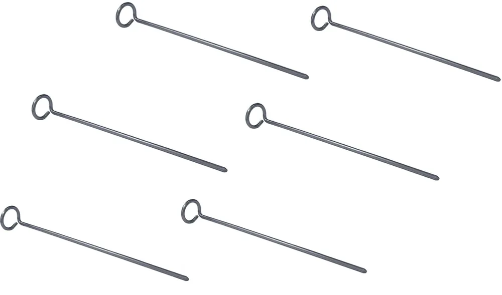 High Peak Stahl Ringkopf Erdnagel 6er Pack 20 cm silber Kracherpreis
