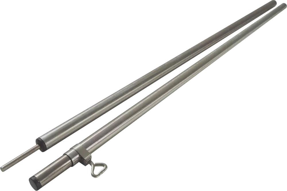 High Peak Teleskop Zeltstange 170 - 255 cm silber Preisreduziert