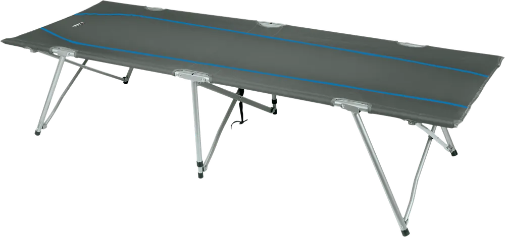 Bestseller High Peak Oviedo Camping Faltbett 190 x 65 x 45 cm dunkelgrau/blau