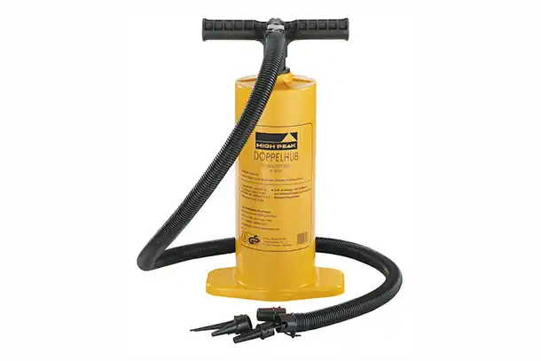 High Peak Doppelhubpumpe gelb/schwarz Neu Im Sortiment