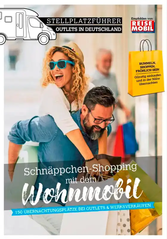 Stellplatzführer Outlets in Deutschland, Schnäppchen-Shopping mit dem Wohnmobil Meistverkauft