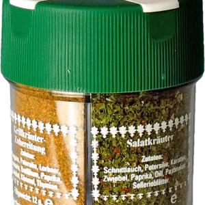 Geprüft BasicNature 4in1 Grillgewürzstreuer mit Kräuter Provence, Grillkräuter, Salatgewürz & Virginia Mischung