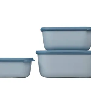 Abverkauf Mepal cirqula Multischüsselset rechteckig hoch 3-teilig 750 / 1500 / 3000 ml