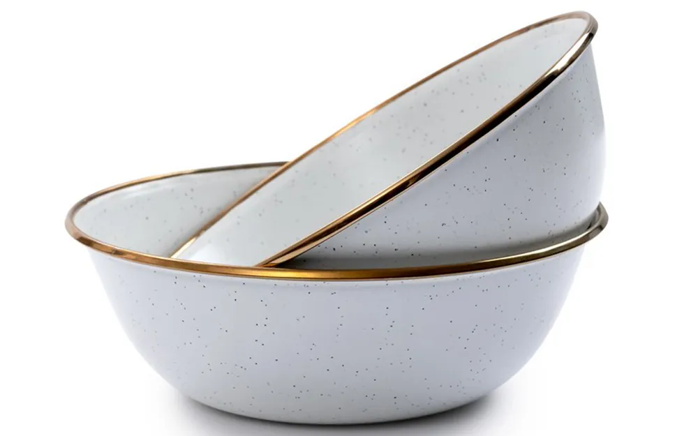 Barebones emailliertes Schüssel Set Enamel 2 teilig Sofort Bestellen