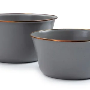 Must-Have Barebones Emaille Rührschüssel 2er Set