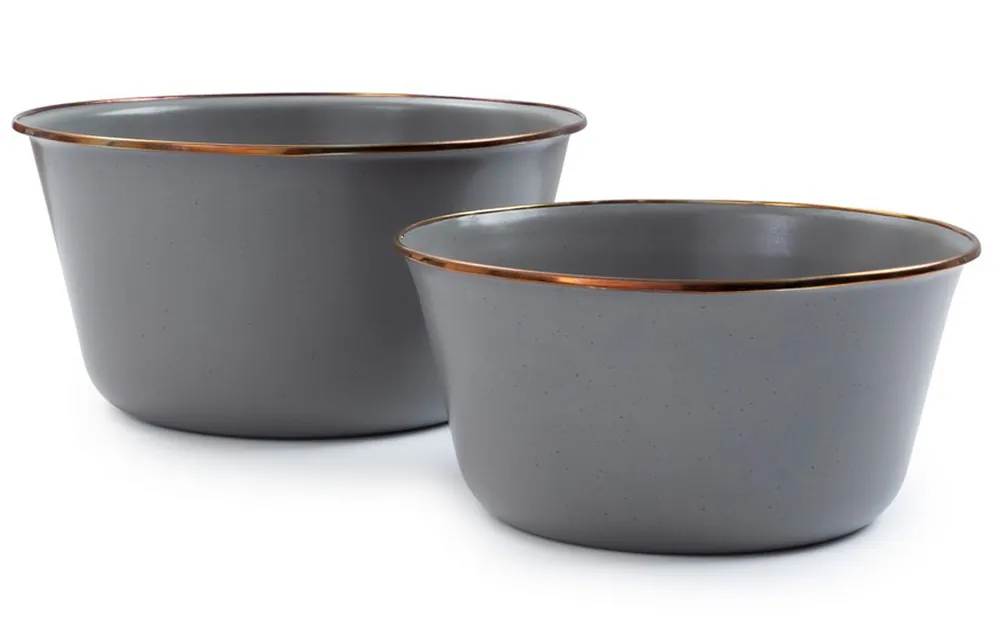 Must-Have Barebones Emaille Rührschüssel 2er Set