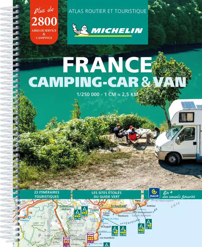 Wochenendangebot Michelin Atlas France Camping Car / Van