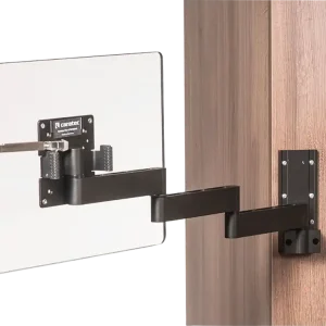 Caratec Flex CFW400AS TV-Wandhalter Aluminium mit 4 Drehpunkten schwarz 15 bis 24 Zoll Expressversand