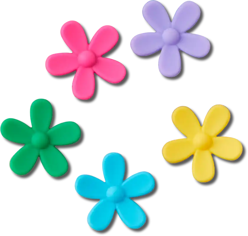 Crocs Jibbitz Flower Power Schuhanstecker 5er-Pack Beliebt