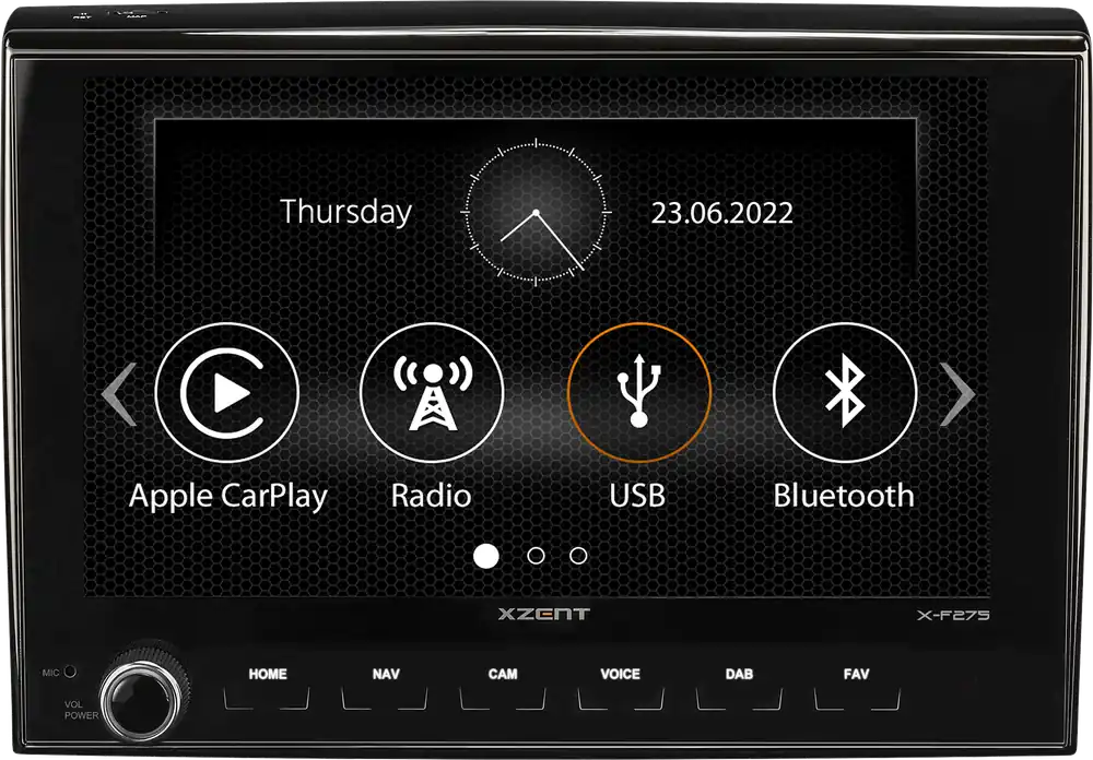 Xzent X-F275 Infotainer / Mediencenter / DAB Tuner für Fiat Ducato 8 Zoll Bestpreis