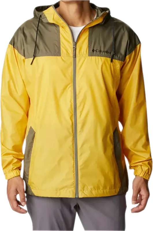 Heißes Angebot Columbia Flash Challenger Windbreaker Herren Jacke golden