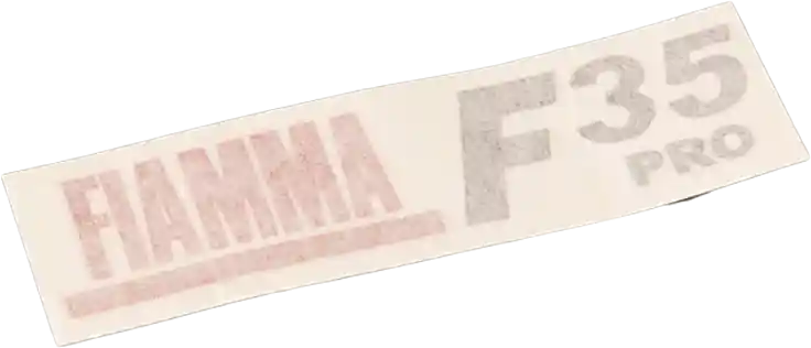 Fiamma Aufkleber für Markise F35pro Fiamma Ersatzteilnummer 98672-001 Bestseller