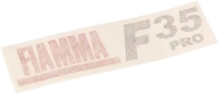 Fiamma Aufkleber für Markise F35pro - Farbe Deep Black Fiamma Ersatzteilnummer 98673-168 Solange Der Vorrat Reicht