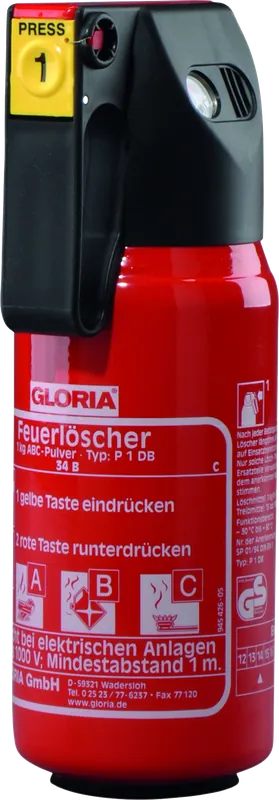Begrenztes Angebot GLORIA Pulverfeuerlöscher