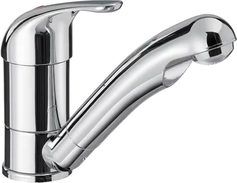 Preisknaller Reich Einhebelmischer Keramik KAMA R1" flexible Anschlüsse