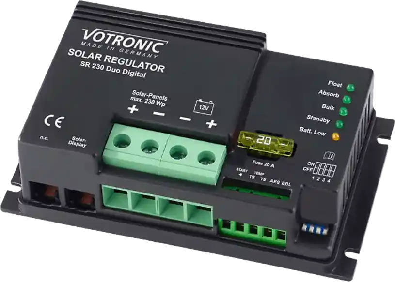 Neu Im Sortiment Votronic Solar-Regler SR 230 Duo Digital