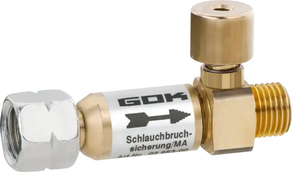 Schlauchbruchsicherung SBS/MA 29mbar 1,5kg/h G1/4L Versand Am Gleichen Tag