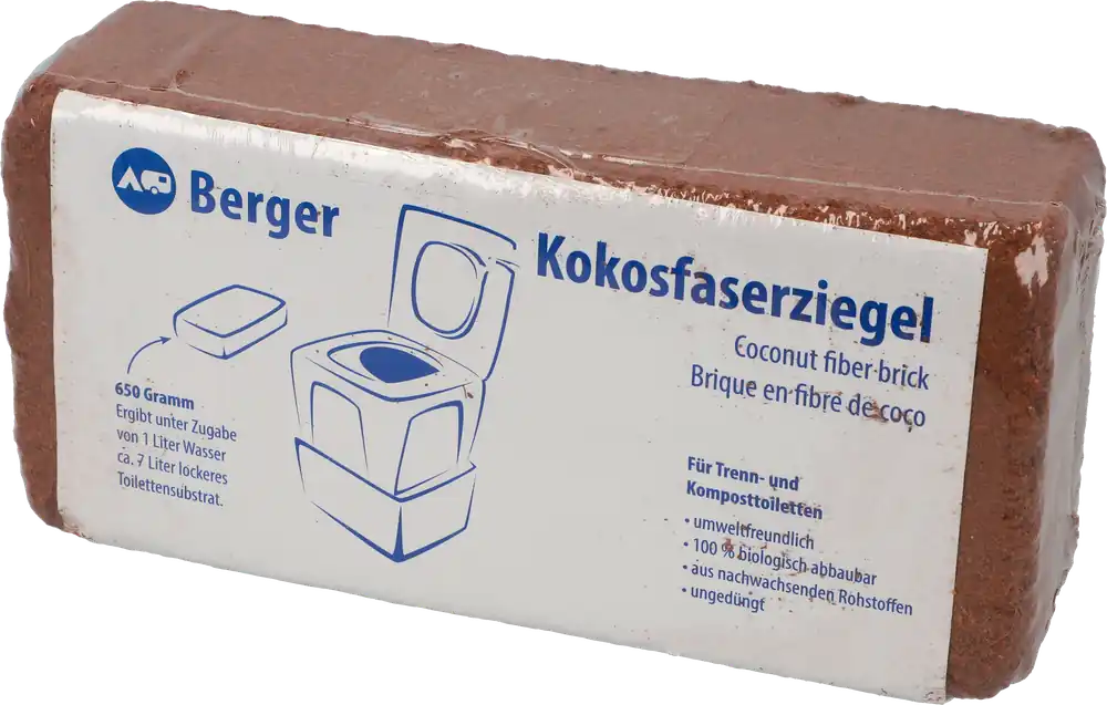 Berger Kokosfaserziegel für Trenntoiletten Kracherpreis