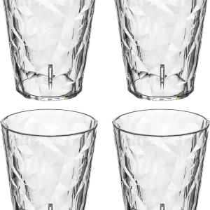 Kracherpreis Koziol 4er-Set Superglas 250ml CLUB No. 1