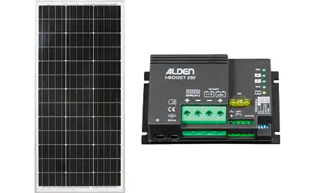 Geprüft Alden HIGH POWER Solarset Easy Mount3 2 x 120 Watt inkl. Solarregler I-Boost 250 Watt