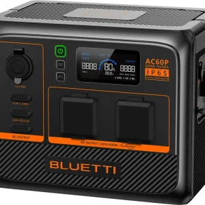 Neue Ware Bluetti AC60P-Black-EU tragbare Powerstation 600 W