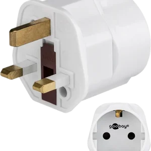 Jetzt Bestellen Goobay Reise Netzadapter EU für UK, weiß