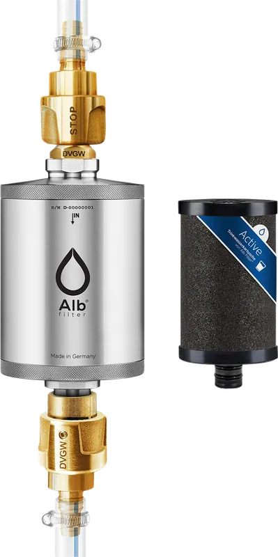 Alb Filter® TRAVEL Active Trinkwasserfilter - Festeinbau Edelstahl Natur Bestpreis