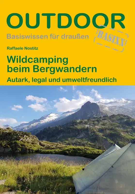 Markenprodukt Wildcamping beim Bergwandern