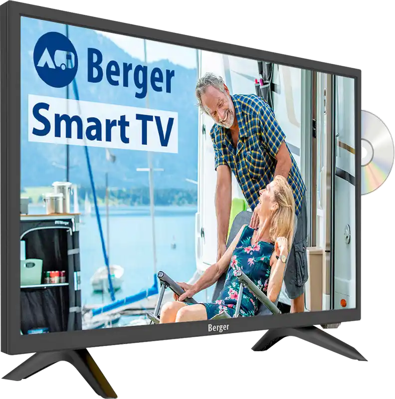 Berger Smart TV Fernseher mit DVD Player Preis Gesenkt