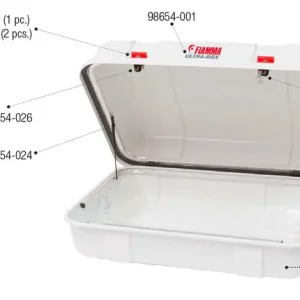 Ausverkauf Fiamma Ersatzdeckel passend für Ultra Box 2 - Fiamma Ersatzteilnummer 98654-040