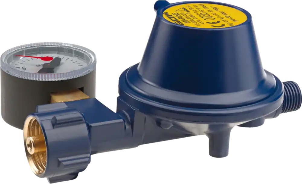 Finale Aktion GOK Gasregler EN61 0,8kg/h 30mbar KLF x G1/4LH-KN UForm PRV Man. Mar
