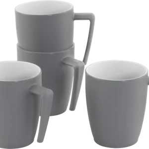 Highlight Outwell Gala 4 Personen Tassen Set 4 teilig Grey Mist