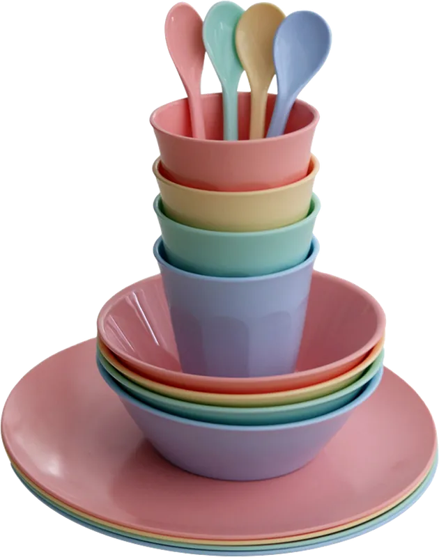 Begrenztes Angebot Koziol NORA MACARONS Geschirr-Set 16-tlg.