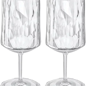 Koziol Superglas 300ml CLUB No. 4 crystal clear 2er-Set, Weinglas Heißes Angebot