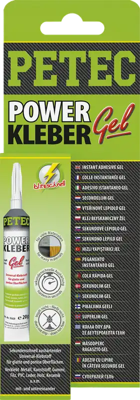 Petec Power Kleber Gel 20 g Saisonangebot