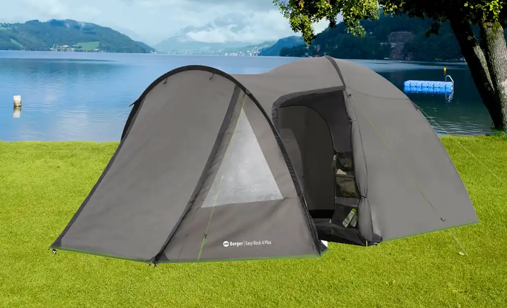 Berger Easy Rock 4+ Kuppelzelt für 4 Personen Begrenztes Angebot