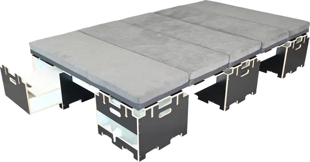 Letzte Chance VOJO BASE BLACK M - modulare Campingbox